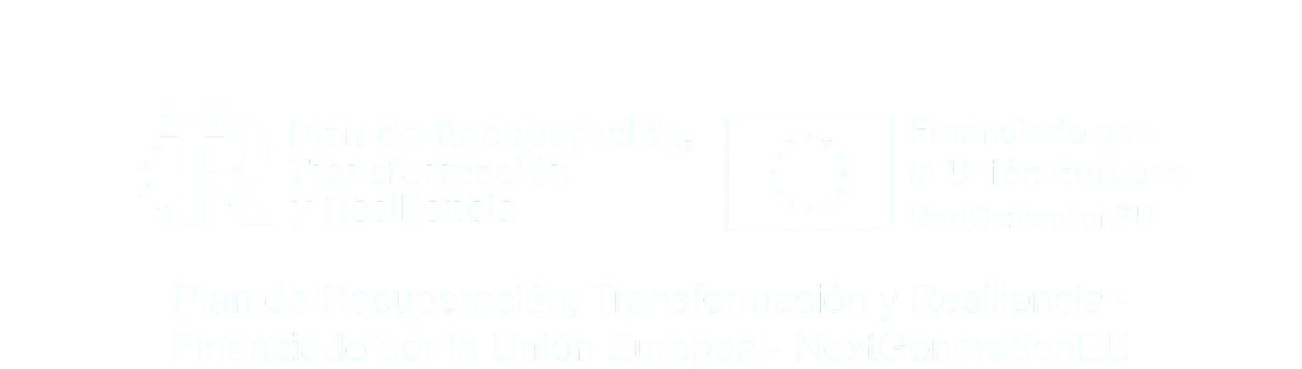 Logo de fondos europeos en blanco